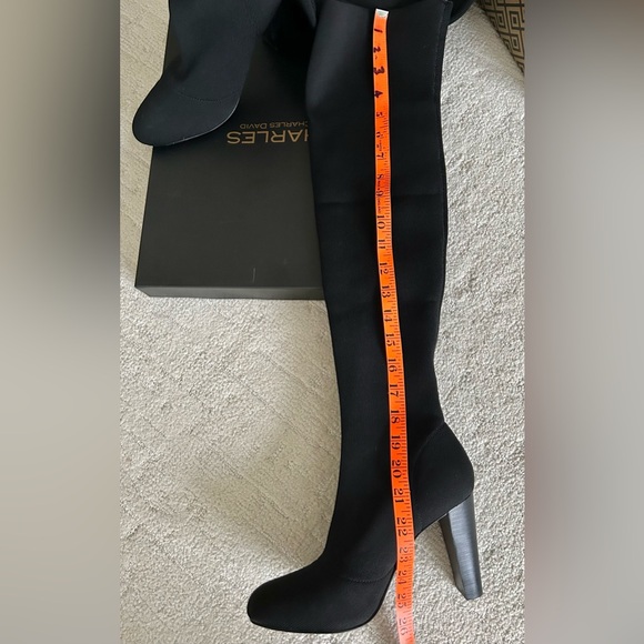 Charles David Stretch Knit Boots - Picture 4 of 16